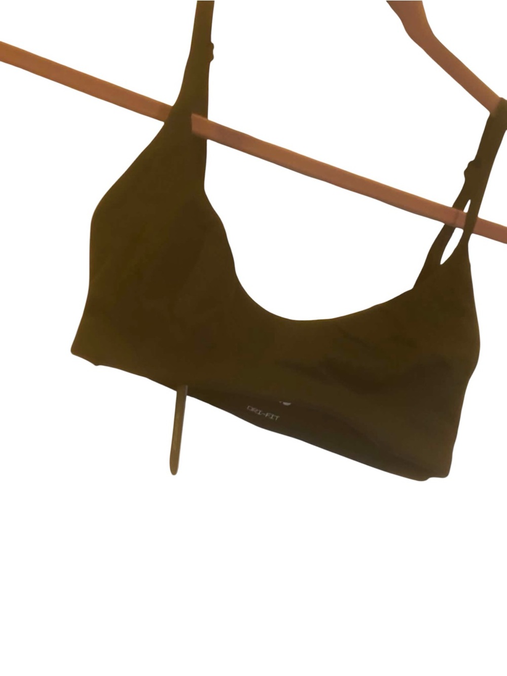 NWT Skims/Nike Matte Micor Scoop Bra OBSIDIAN Size Small